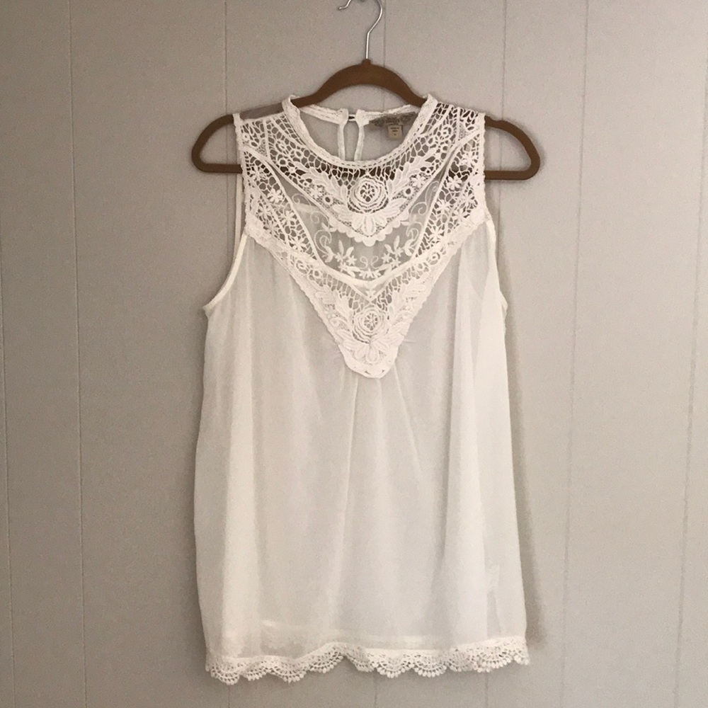 Bohemian lace top from Nine West